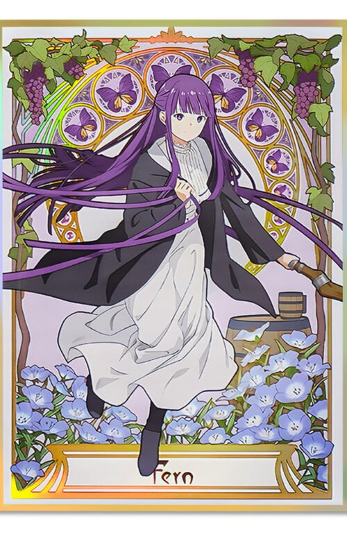 60PCS 67x92mm Holo Anime Card Sleeves for MTG/PTCG ( Fern )