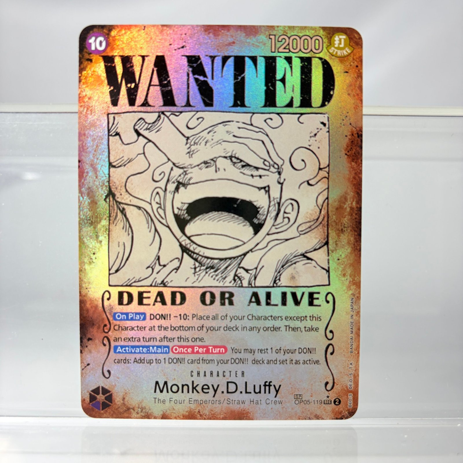 One Piece Monkey.D.Luffy OP05-119 Proxy Cards