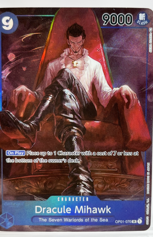 One Piece Dracule Mihawk OP01-070 Proxy Cards