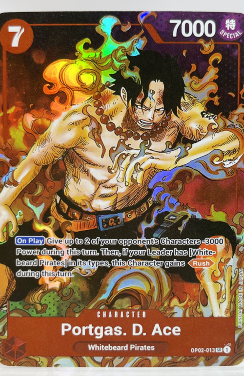 One Piece Portgas.D.Ace OP02-013 Proxy Cards