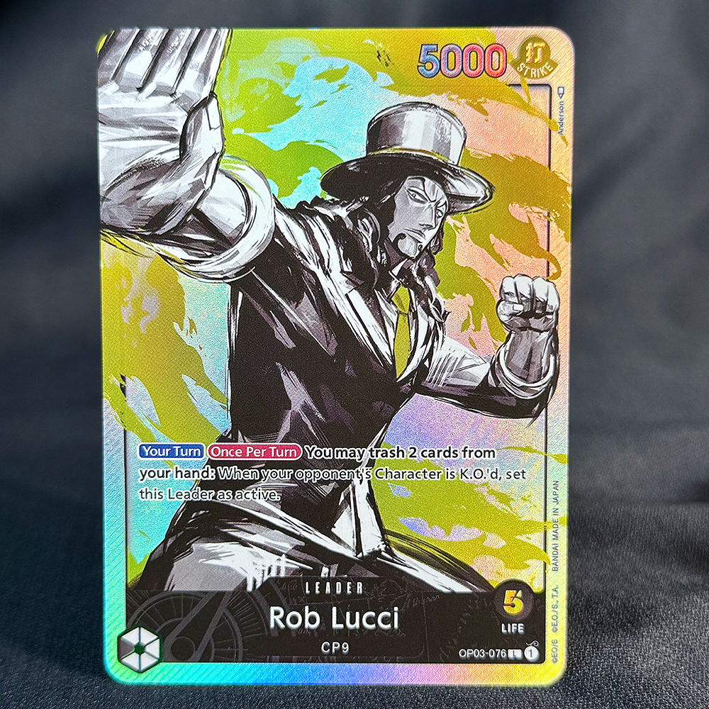 One Piece Rob Lucci OP03-076 Proxy Cards