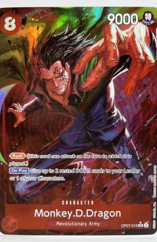 One Piece Monkey.D.Dragon OP07-015 Proxy Cards