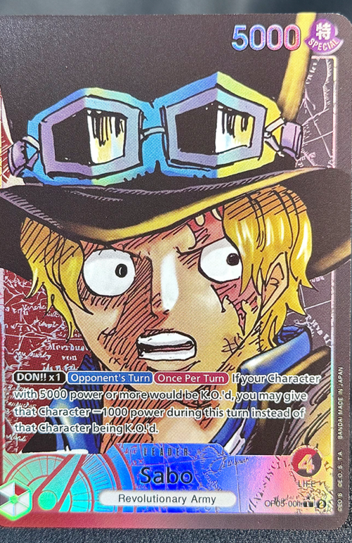 One Piece Sabo OP05-001 Proxy Cards
