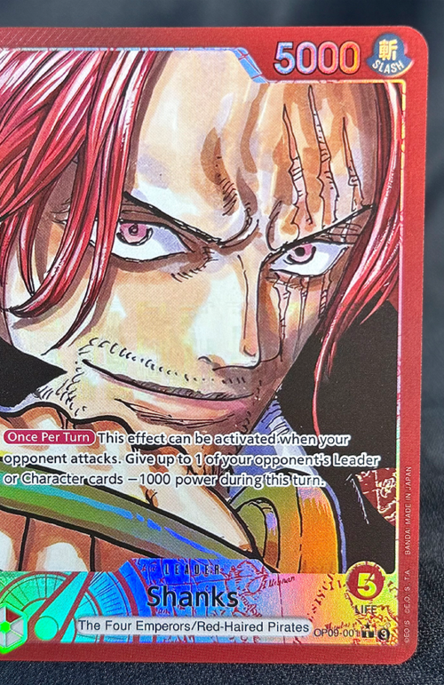 One Piece Shanks OP09-001 Proxy Cards