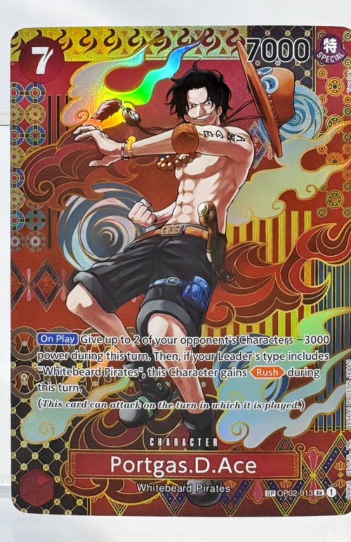 One Piece Portgas.D.Ace OP02-013 Proxy Cards
