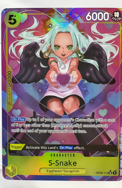 One Piece S-Snake OP08-112 Proxy Cards