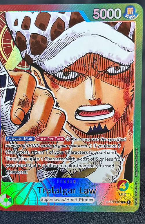 One Piece Trafalgar Law OP01-002 Proxy Cards