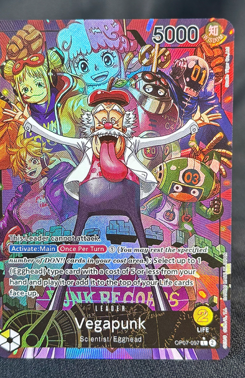 One Piece Vegapunk OP07-097 Proxy Cards