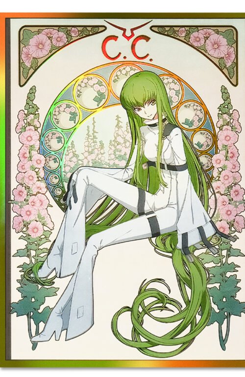 60PCS 67x92mm Holo Anime Card Sleeves for MTG/PTCG ( C.C. )