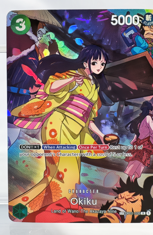 One Piece Okiku OP01-035 Proxy Cards