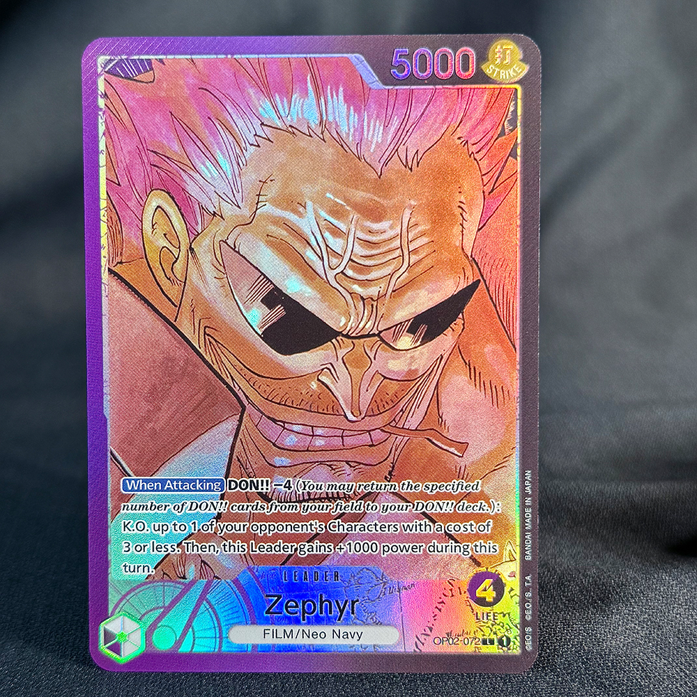 One Piece Zephyr OP02-072 Proxy Cards