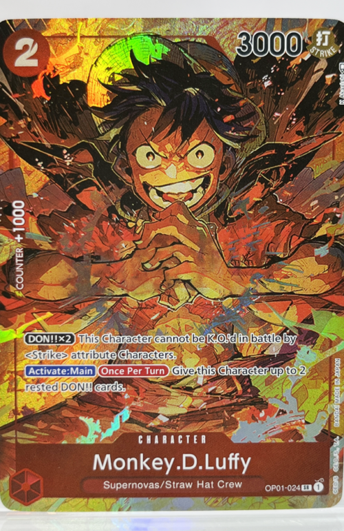 One Piece Monkey.D.Luffy OP01-024 Proxy Cards