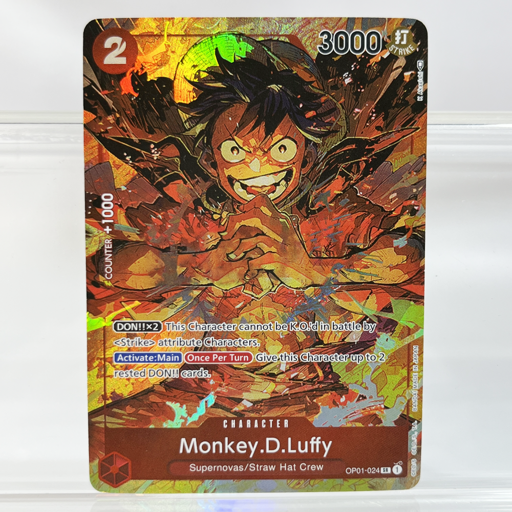 One Piece Monkey.D.Luffy OP01-024 Proxy Cards