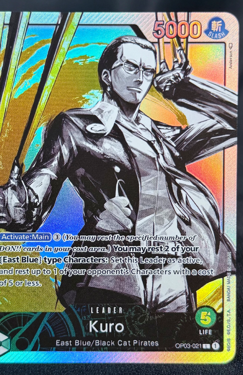 One Piece Kuro OP03-021 Proxy Cards