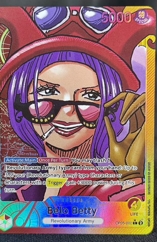 One Piece Belo Betty OP05-002 Proxy Cards