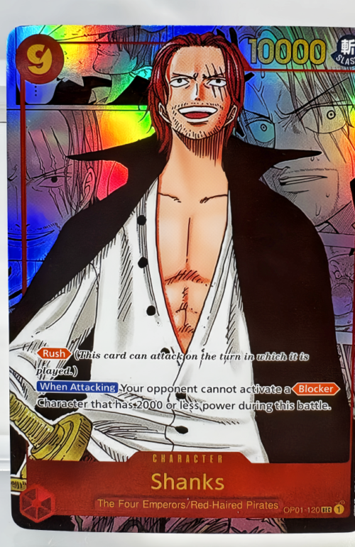 One Piece Shanks OP01-120 Proxy Cards