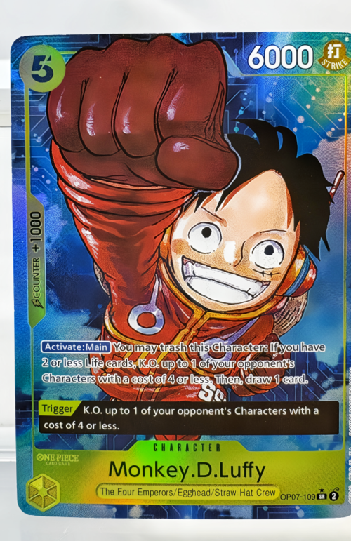 One Piece Monkey.D.Luffy OP07-109 Proxy Cards