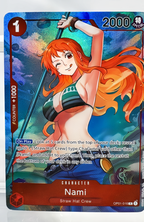 One Piece Nami OP01-016 Proxy Cards