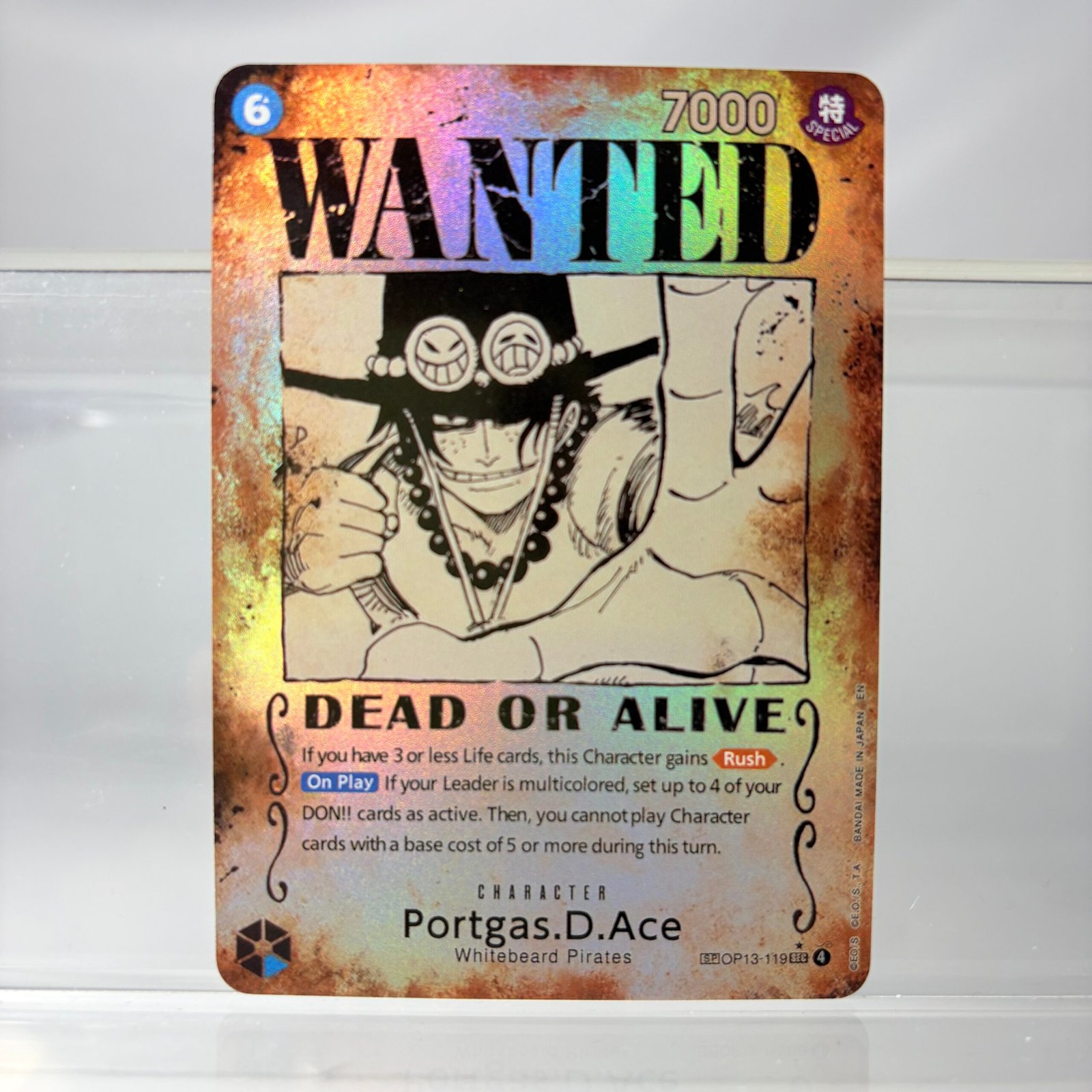 One Piece Portgas.D.Ace OP13-119 Proxy Cards