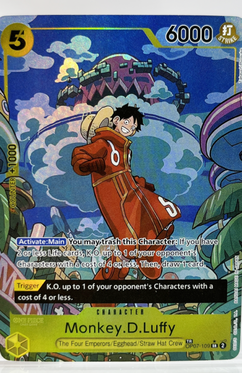 One Piece Monkey.D.Luffy OP07-109 Proxy Cards