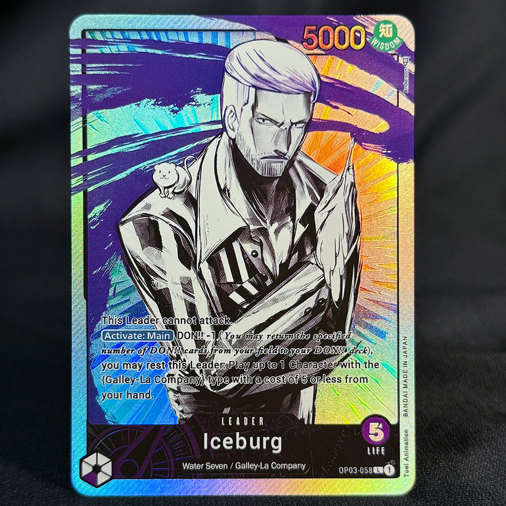 One Piece lceburg OP03-058 Proxy Cards
