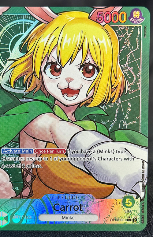 One Piece Carrot OP08-021 Proxy Cards
