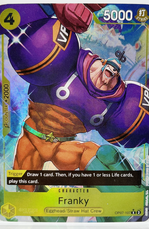 One Piece Franky OP07-107 Proxy Cards