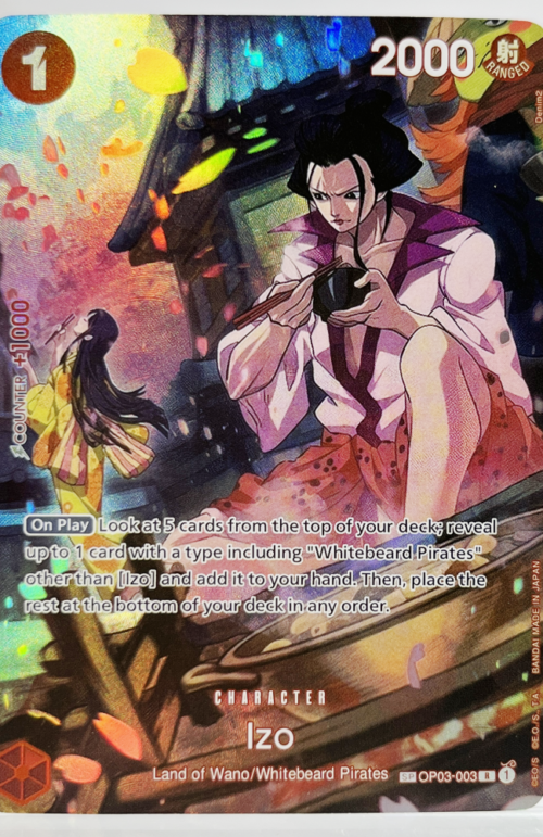 One Piece Izo OP03-003 Proxy Cards