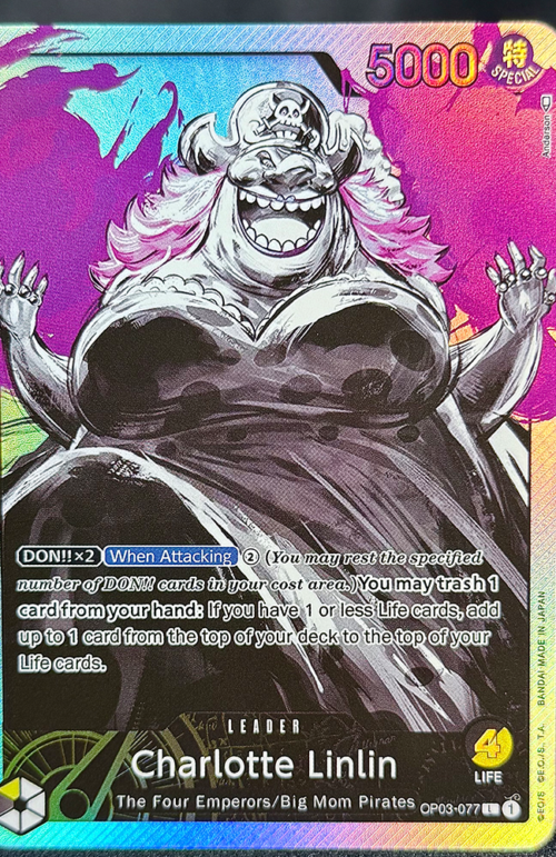 One Piece Charlotte Linlin OP03-077 Proxy Cards