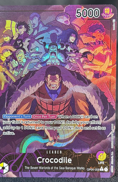 One Piece Crocodile OP04-058 Proxy Cards
