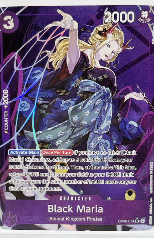 One Piece Black Maria OP08-074 Proxy Cards