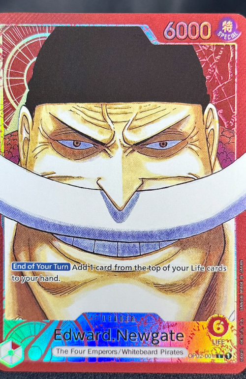 One Piece Edward.Newgate OP02-001 Proxy Cards