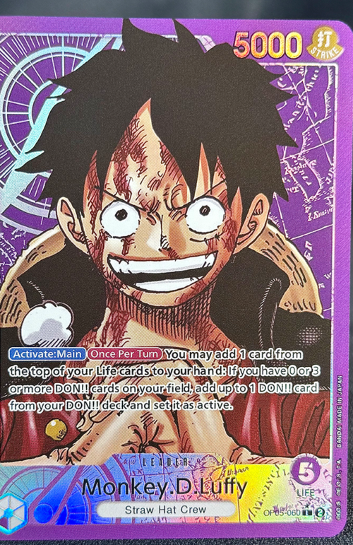One Piece Monkey.D.Luffy OP05-060 Proxy Cards