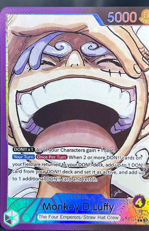 One Piece Monkey.D.Lufty OP09-061 Proxy Cards