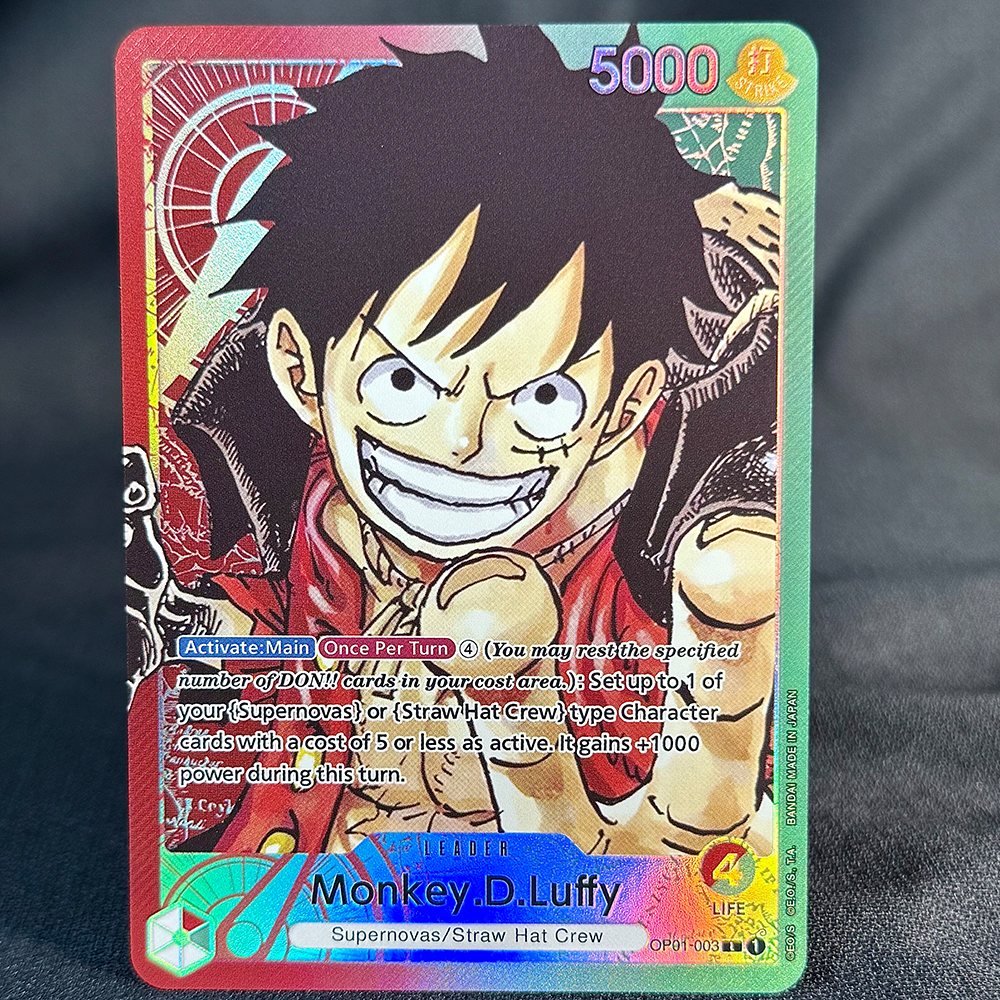 One Piece Monkey.D.Luffy OP01-003 Proxy Cards