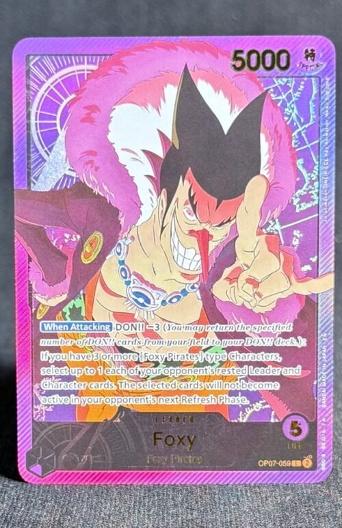 One Piece Foxy OP07-059 Proxy Cards