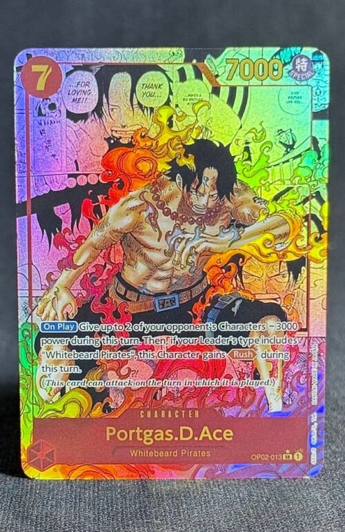One Piece Portgas.D.Ace OP02-013 Proxy Cards