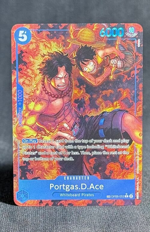 One Piece Portgas.D.Ace OP08-052 Proxy Cards