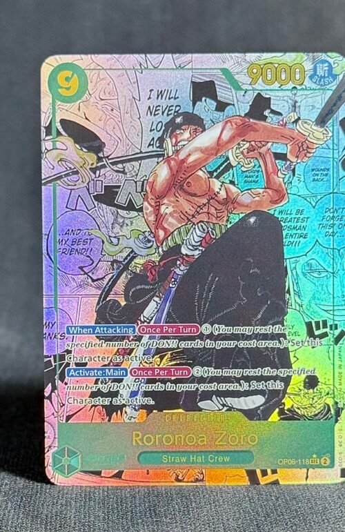 One Piece Roronoa Zoro OP06-118 Proxy Cards