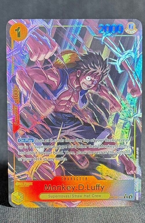 One Piece Monkey.D.Luffy OP10-111 Proxy Cards