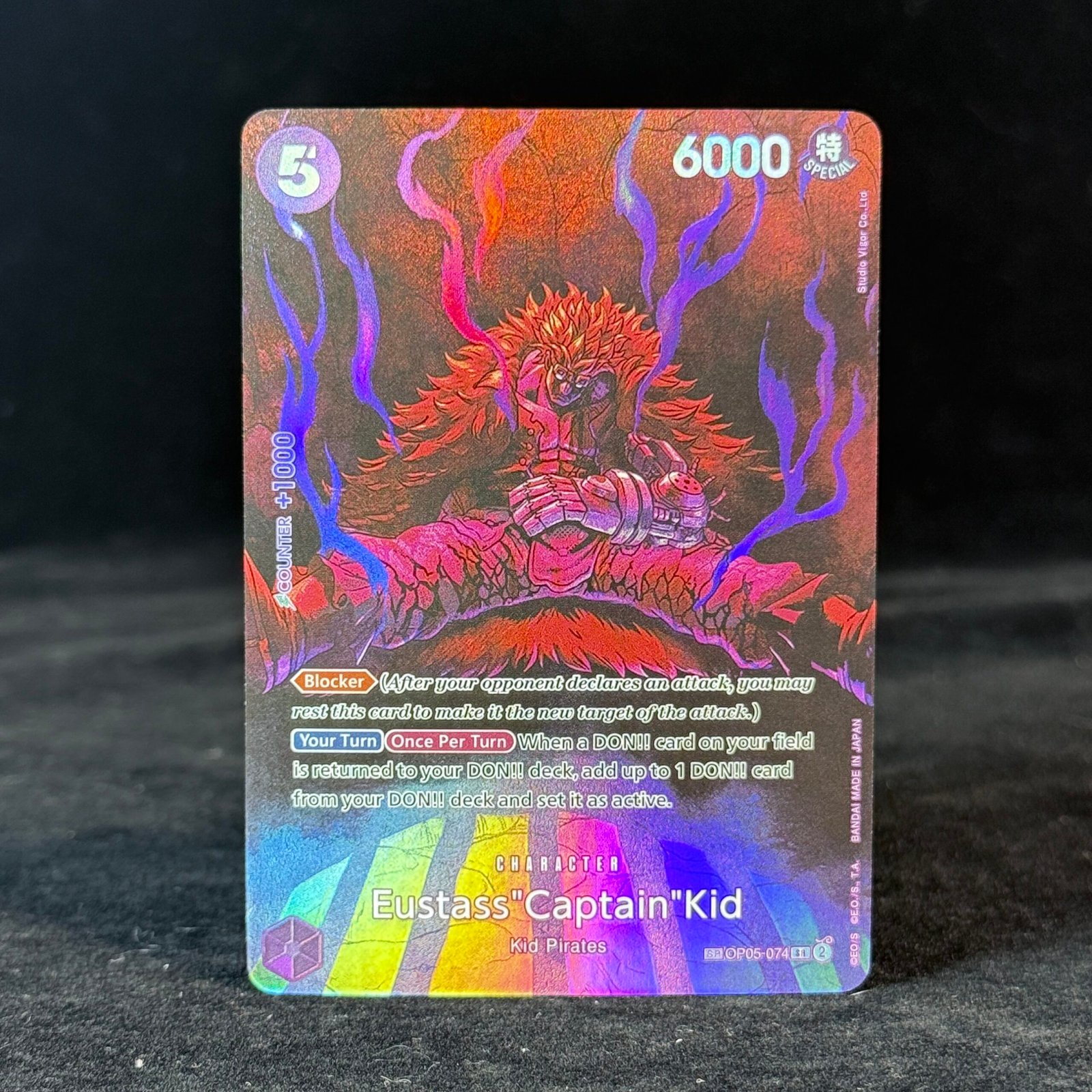 One Piece Eustass"Captain"Kid OP05-074 Proxy Cards