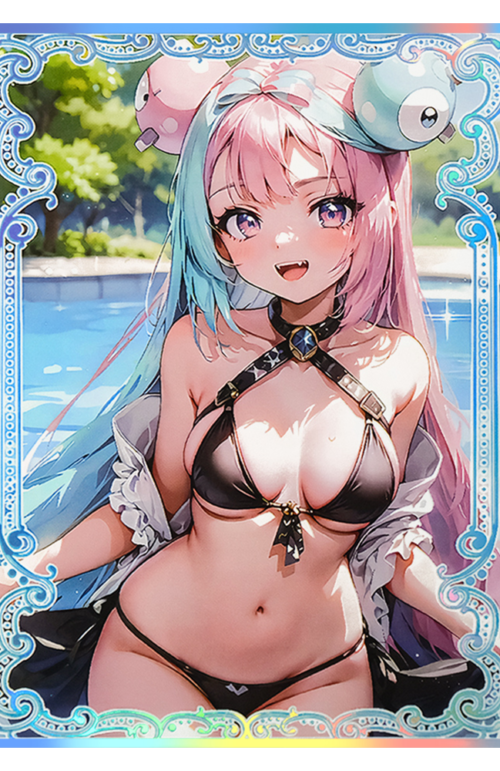 60PCS 67x92mm Holo Anime Card Sleeves for MTG/PTCG ( Iono )