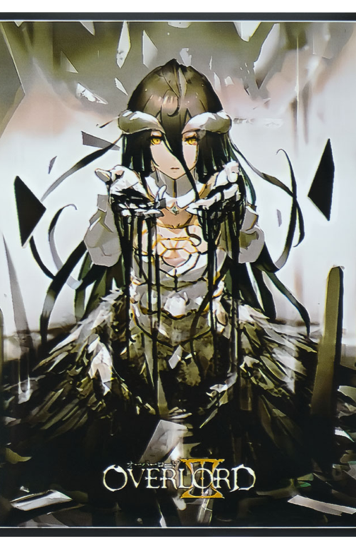 60PCS 67x92mm Holo Anime Card Sleeves for MTG/PTCG ( Albedo )