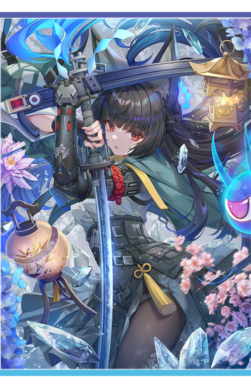 60PCS 67x92mm Holo Anime Card Sleeves for MTG/PTCG ( Hoshimi Miyabi )