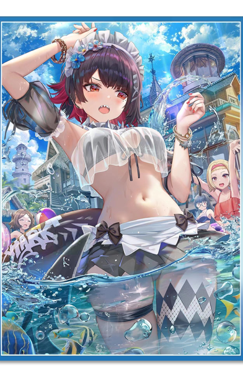 60PCS 67x92mm Holo Anime Card Sleeves for MTG/PTCG ( Ellen Joe )