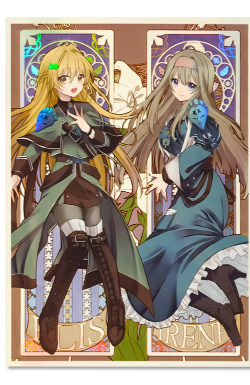 50PCS 63x90mm HOLO Japanese Size Card Sleeves for YGO/Photo Card ( Exosister )