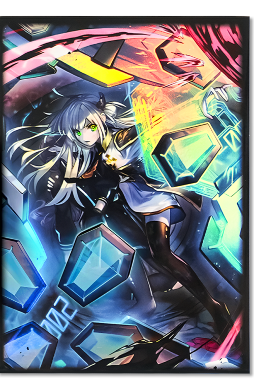 50PCS 62x89mm HOLO Japanese Size Card Sleeves for YGO/Photo Card ( Sky Striker Ace )