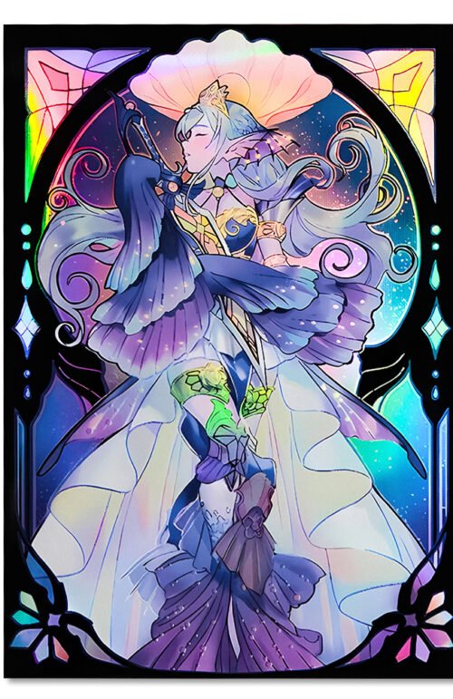 50PCS 62x89mm HOLO Japanese Size Card Sleeves for YGO/Photo Card ( Tearalaments )