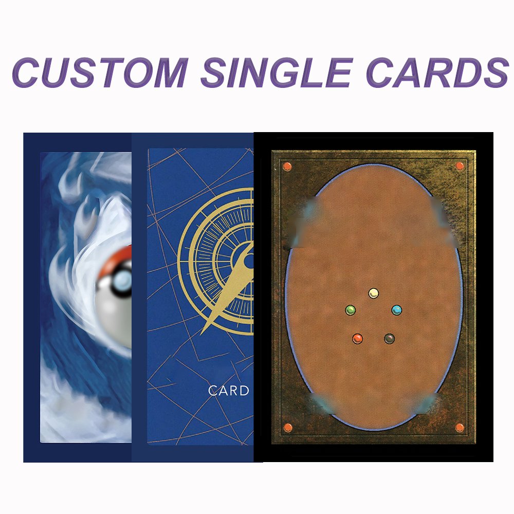 Custom Cards HOLO/MATTE/GLOSSY/CLASSIC Paper Cards Board Game Custom Image Any Size DIY Game Cards