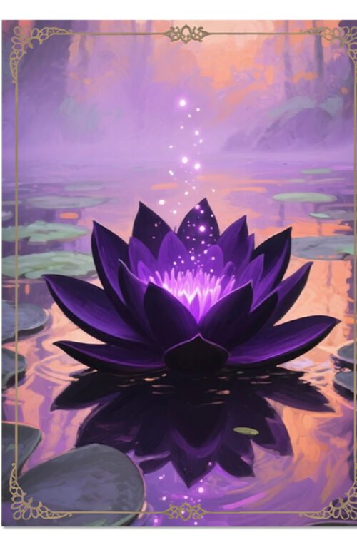 60PCS 66x91mm Matte Anime Card Sleeves for MTG/PTCG ( Black Lotus )